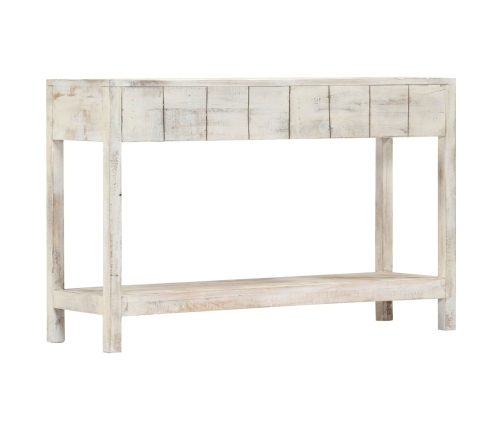 Mesa consola de madera maciza de mango 120x35x75 cm