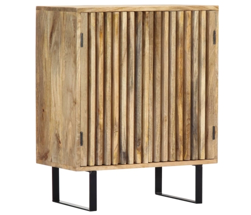 Aparador de madera maciza de mango 60x35x75 cm