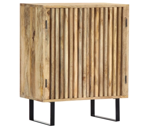 Aparador de madera maciza de mango 60x35x75 cm