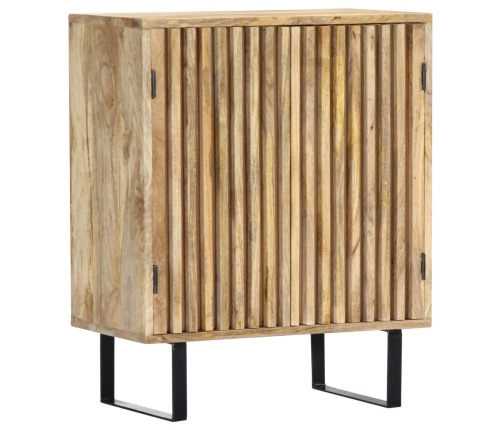 Aparador de madera maciza de mango 60x35x75 cm