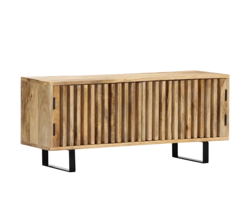 Mueble para TV madera maciza de mango 90x30x40 cm