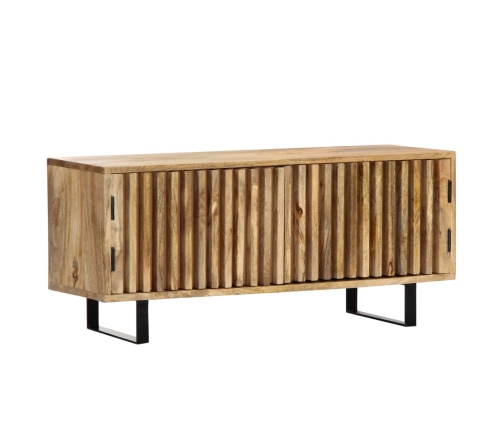 Mueble para TV madera maciza de mango 90x30x40 cm