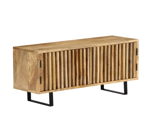 Mueble para TV madera maciza de mango 90x30x40 cm