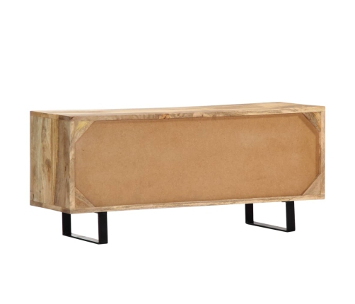 Mueble para TV madera maciza de mango 90x30x40 cm