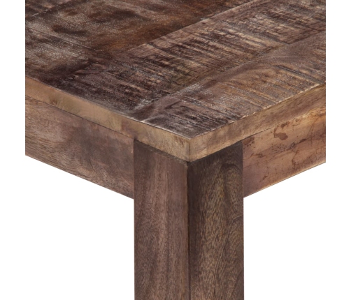 Mesa de centro madera maciza de mango 50x50x35 cm