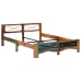 Estructura de cama de madera maciza reciclada 160x200 cm