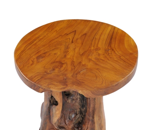 vidaXL Mesa de centro de madera maciza de teca 40x40 cm