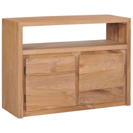 Aparador de madera maciza de teca 80x30x60 cm