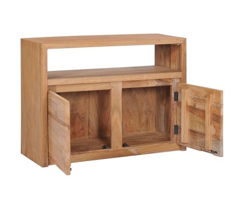 Aparador de madera maciza de teca 80x30x60 cm