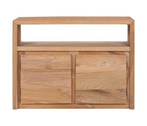 Aparador de madera maciza de teca 80x30x60 cm