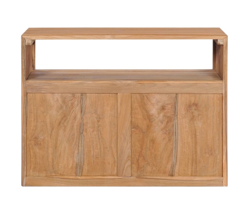 Aparador de madera maciza de teca 80x30x60 cm