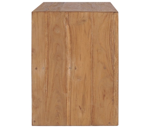 Mueble de TV madera maciza de teca 90x30x40 cm