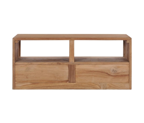 Mueble de TV madera maciza de teca 90x30x40 cm