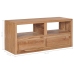 Mueble de TV madera maciza de teca 90x30x40 cm