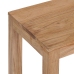 Mesa consola de madera maciza de teca 120x35x75 cm