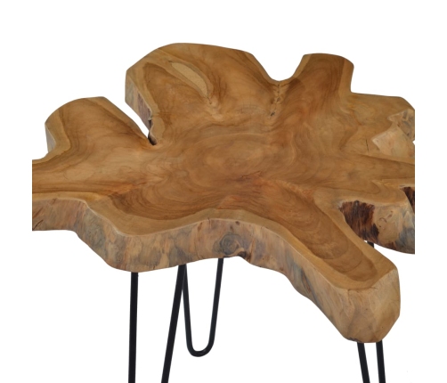 Mesa de centro de madera de teca (60-70)x45 cm