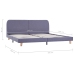 vidaXL Estructura de cama de tela gris claro 180x200 cm