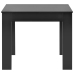 Mesa de comedor extensible negro brillante 175x90x75 cm