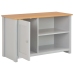 Mueble para el televisor gris 95x39x58 cm