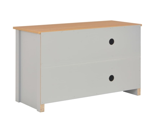 Mueble para el televisor gris 95x39x58 cm