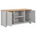 Mueble de TV gris 120x39x58 cm