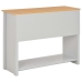 Mesa consola gris 97x35x76 cm