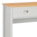 Mesa consola gris 97x35x76 cm