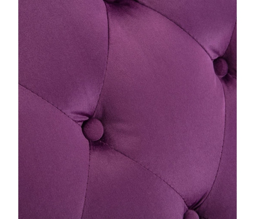 Diván de terciopelo morado