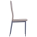 Conjunto de mesa y sillas de comedor 7 piezas color capuchino