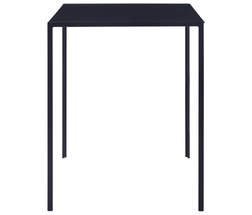 Conjunto de mesa y sillas de comedor 5 piezas azul