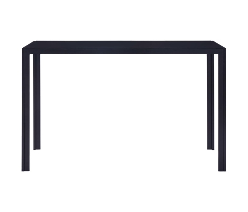 Conjunto de mesa y sillas de comedor 7 piezas azul