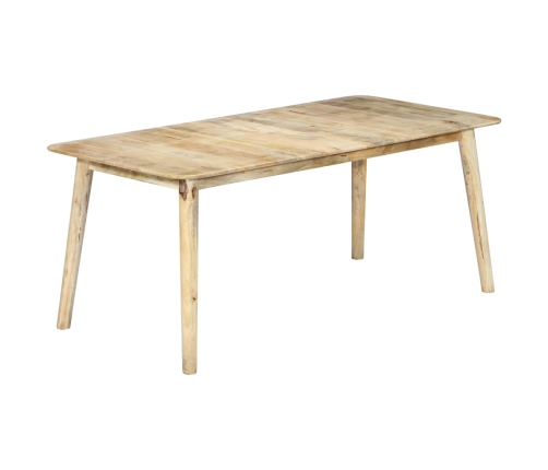 Mesa de comedor de madera maciza de mango 180x90x76 cm