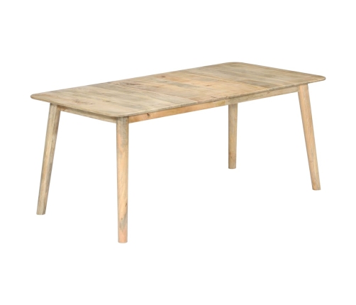 vidaXL Mesa de comedor de madera maciza de mango 180x90x76 cm