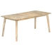 Mesa de comedor de madera maciza de mango 180x90x76 cm