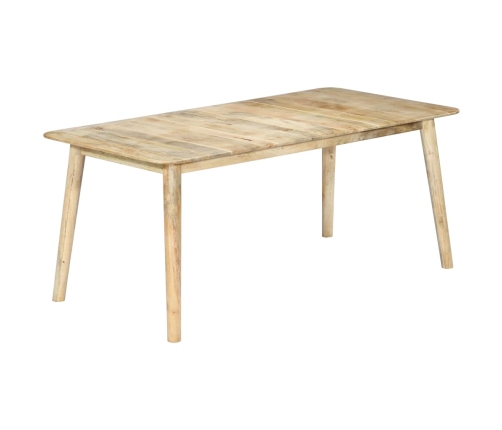 Mesa de comedor de madera maciza de mango 180x90x76 cm