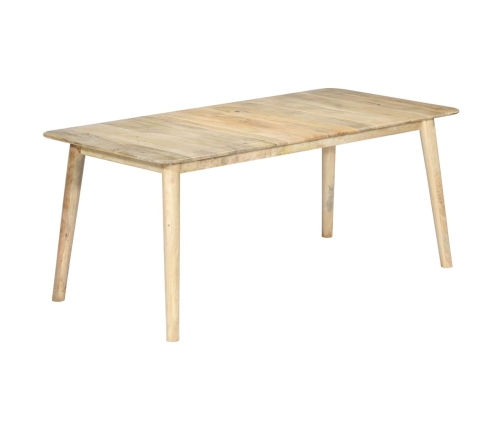 Mesa de comedor de madera maciza de mango 180x90x76 cm