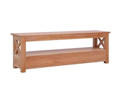 Mesa de centro de madera maciza de caoba 100x55x46 cm