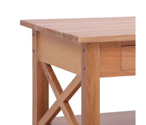 Mesa de centro de madera maciza de caoba 100x55x46 cm