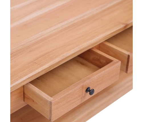 Mesa de centro de madera maciza de caoba 100x55x46 cm