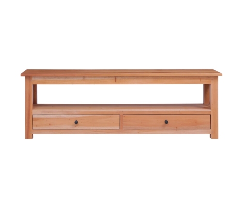 vidaXL Mueble para TV de madera maciza de caoba 120x30x40 cm