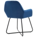 Sillas de comedor 2 unidades terciopelo azul