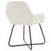 Sillas de comedor 2 unidades terciopelo crema