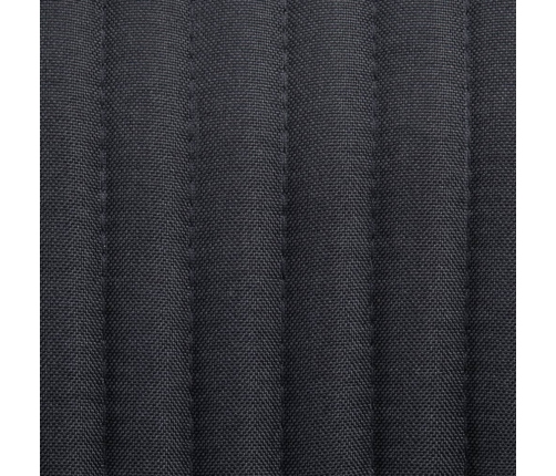 Sillas de comedor 2 unidades tela negro