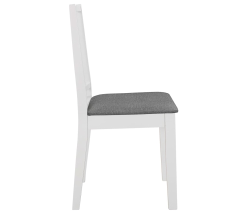 Juego de muebles de comedor 3 piezas MDF blanco