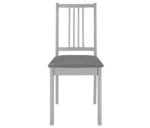 Juego de muebles de comedor 3 piezas MDF gris