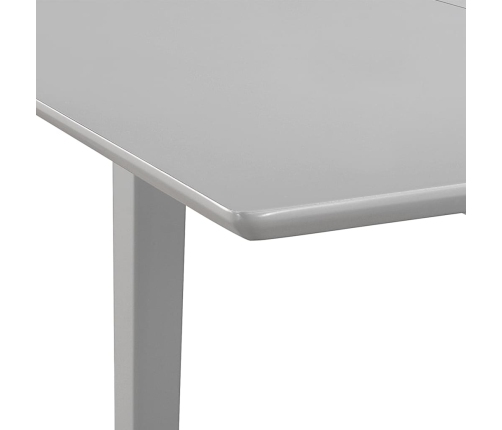 Juego de muebles de comedor 3 piezas MDF gris