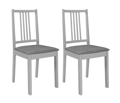 Juego de muebles de comedor 3 piezas MDF gris