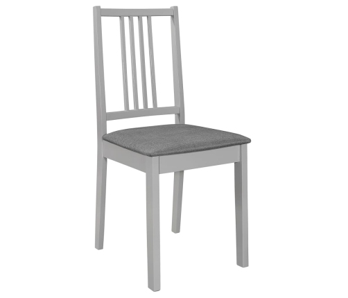 Juego de muebles de comedor 3 piezas MDF gris