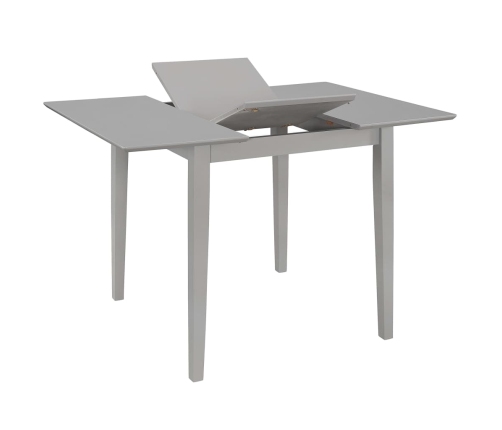 Juego de muebles de comedor 5 piezas MDF gris