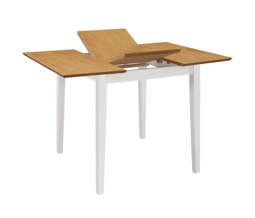 Juego de muebles de comedor 3 piezas MDF blanco